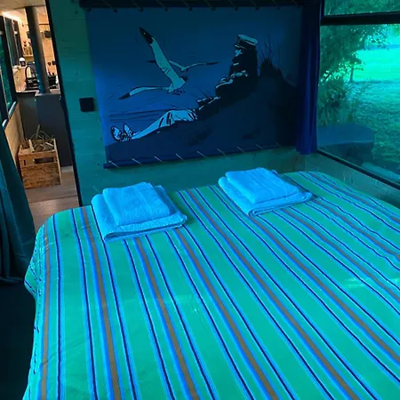 Glamping Woody Wood Bus Vergeroux